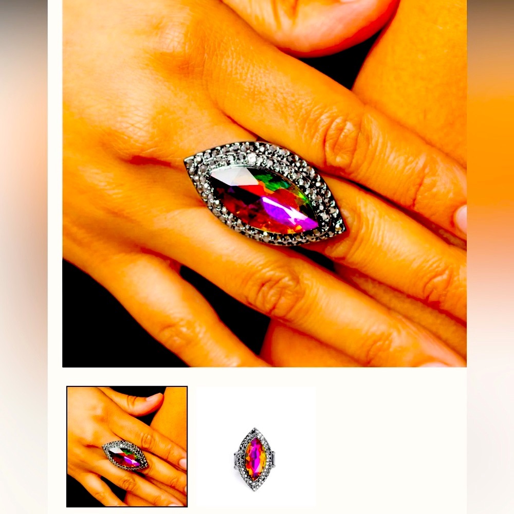 💎😲💎 “JAW-DROPPING DAZZLE” MULTI RING ~ PAPARAZZI❗️ STUNNING❗️💎😲💎 - Picture 4 of 4